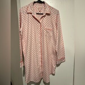 Victoria’s Secret cotton button down shirt, VS pajamas